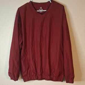 Pro Tour Men's Cool Play Red V neck pullover size large